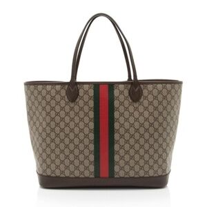 Gucci GG Supreme Large Ophidia Tote Handbag